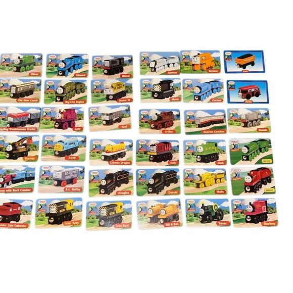 Lot of 36 Thomas The Tank Engine & Friends Train Collector Character Cards Rare - Picture 11 of 15